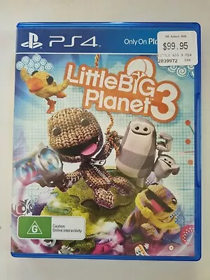 $9.50 • Buy Little Big Planet 3 PlayStation 4 PS4 Game * PS5 Compatible * Family Kids Fun 