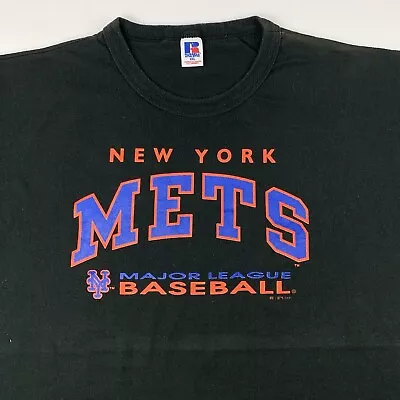 VTG Russell Athletic New York NY Mets 2000 Baseball T-Shirt Mens 2XL • $24.88