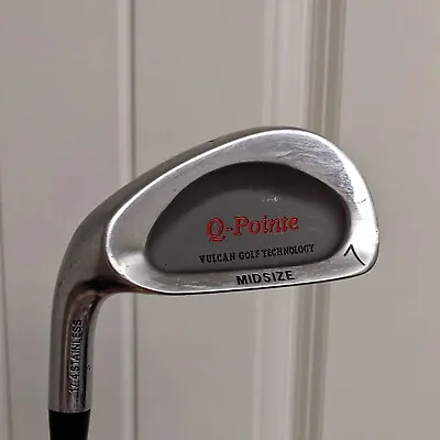 Q-Pointe Vulcan Golf Technology Midsize 7 Iron/ LH / Carbon Fiber Graphite Shaft • $19.95