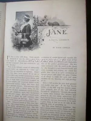 1896  Marie CORELLI Short Story 'Jane' ~ Magazine Article Ms • £5.99