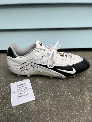 Oakland Raiders Chris Carr Game Used Worn Nike Signed Cleat LA Football Shoe • $75