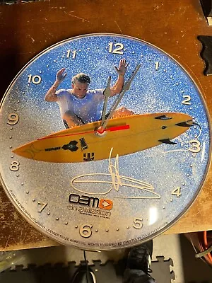 Vintage OAM Surfing Wall Clock 2003 On A Mission Al Merrick Surfboards • $40