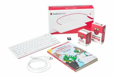 Raspberry Pi 400 Kit (microSD Broadcom BCM2711 1.80 GHz 4GB US Layout)... • $70
