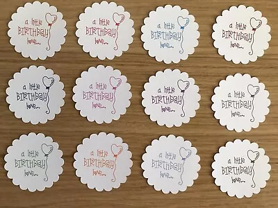 £2.15 • Buy 12 X Happy Birthday Card Toppers/sentiments/card Making - (PACK 20)