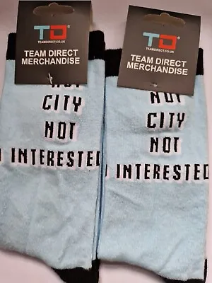 Manchester  City Youth  Socks 2 Pairs  Size 4.5 To 6 . • £8.99