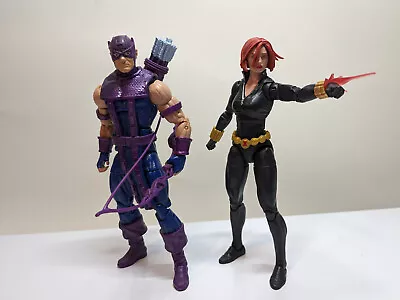 Marvel Legends 60th Super Articulated Black Widow And Retro Hawkeye • $65