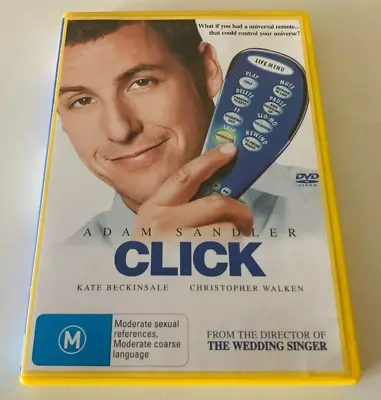 $7.50 • Buy Click (DVD, 2006) Adam Sandler Region 4 Australian VGC