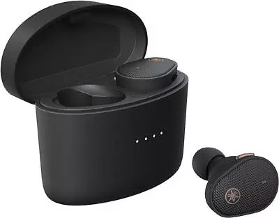 Yamaha TWE58 In-Ear True Wireless Bluetooth Headphones Black Audio Music • £49.99