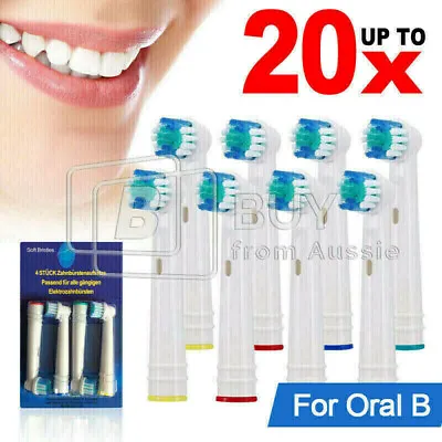 $20.99 • Buy Replacement Toothbrush Electric Brush Heads For Oral B Braun Models Series AU