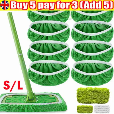 Universal Steam Mop Pads Cloths Cover Pad Cloth Microfibre Coral Cleaner Cloth ◇ • £3.35