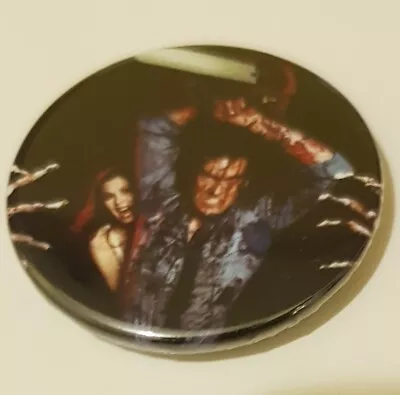 Evil Dead Chainsaw  Badge 1.5  Large Size  Sam Rami Bruce Campbell * • $5