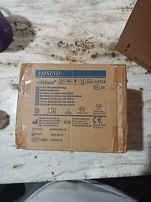 Amsino AMSure AS116 60mL Syringes Bulk Box Sale Pricing • $20