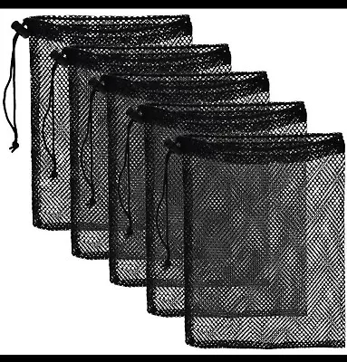25 Pcs Mesh Bags Bag Camping Nylon Drawstring Bag Durable Mesh 8 *10 Inch • $29.99