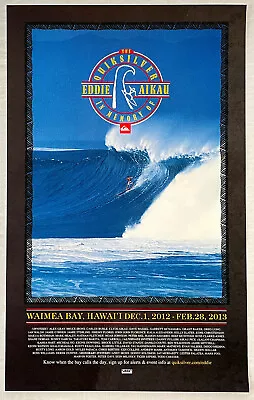 Surf Poster  Eddie Aikau  Surf Contest 2012-2013 • $50