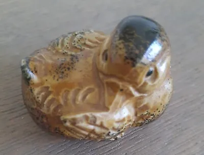 Vintage Napcoware Mini Hollow Ceramic Duck Bird Figurine 2  Japan • $12