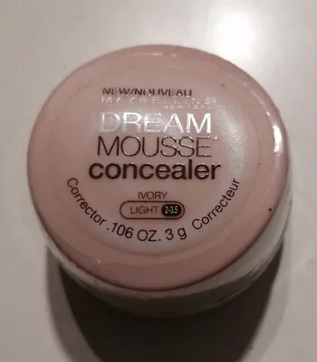 Maybelline Dream Mousse Concealer Ivory Light 2-3.5 Sealed 🌈 • $28.44