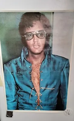 Elvis Presley Promo Poster Original #73 1977 23x35 • $90