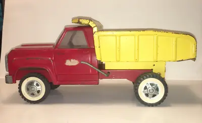 Original 1960s Pressed Metal TONKA Dump Truck - Red And Yellow - Mound MN • $45