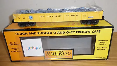 Mth Railking 30-7255 Mta New York City Nyc Gondola Car Junk Load O Gauge Train • $99.95