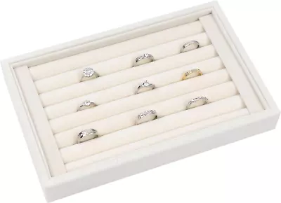 Ring Display Tray Ring Holder For Drawer Velvet Jewelry Organizer Stand For Ring • $16.13