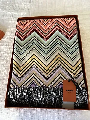 Missoni Throw Blanket Wool Cashmere Made In Italy • $450