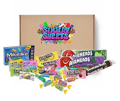 American Sweets Candy Box Gift Hamper Personalised Laffy Taffy Jolly Rancher • £6.99