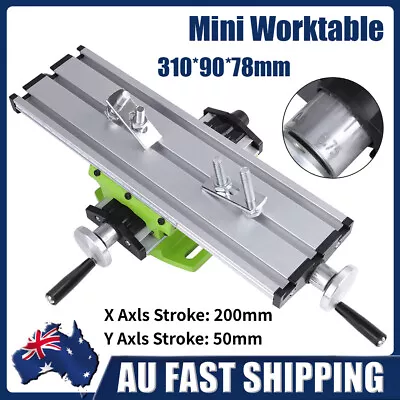 Mini Compound Bench Drilling Slide Table Worktable Milling Vise Machine Tool AU • $45.98