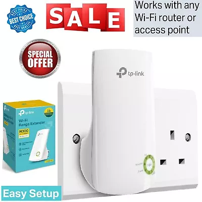 TP-Link WiFi Range Extender Internet Signal Booster Wireless Repeater Universal • £17.45