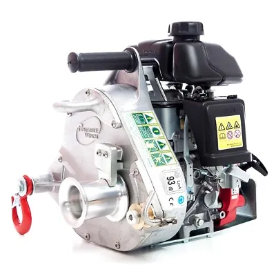 PCW5000 Portable Gas Powered Winch 2200lb Pulling Power Operated By GXH50 HONDA  • $1799.99