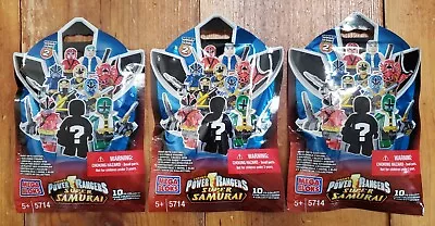 Mega Bloks Power Rangers Super Samurai Series 2 Blind Bags (Set Of 3) Construx • $19.99