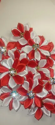 20pcs Small Roses Fabric Accessories For Adornment Of Hair Accessories Crafts  • £10