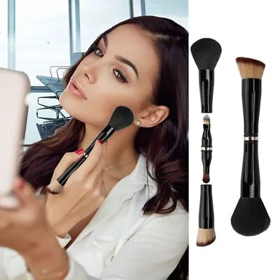 Brush Double Ended Travel Makeup Brushes With Case 4 In 1 Makeup Brush Set • $16.61