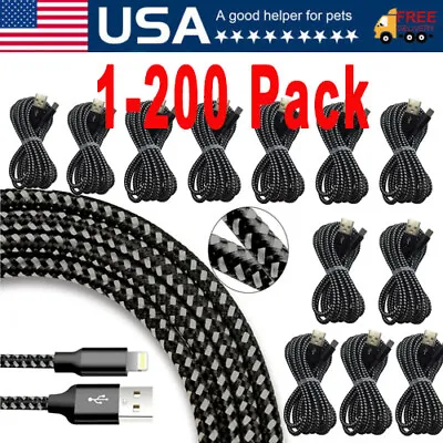 Fast Charger Cable Heavy Duty For IPhone 13 12 11 X XR 8 Charging Cord Wholesale • $304.99