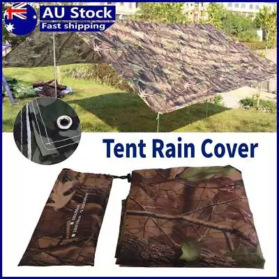 Waterproof Army Camo Tent Tarp Sheet Canopy Awning Rain Cover Outdoor (3 X 2.9m) • $22.33