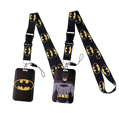 $4.49 • Buy Movie Batman Character Removable Series Lanyard With ID Badge Holder