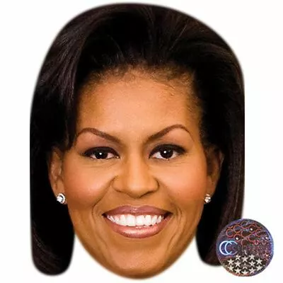 Michelle Obama Big Head. Larger Than Life Mask. • $24.97