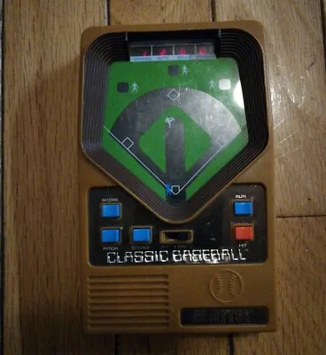 Mattel Classic Baseball Handheld Electronic Games 2001 (tested And Works!) • $14.95