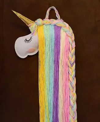 $21.24 • Buy 1X Unicorn Hair Bow Storage Belt Clip Barrette Holder Headband (3-5days Deliver