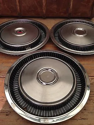 Three Vintage Plymouth Valiant 14  Hubcaps • $150