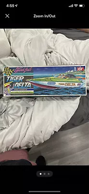 Idea Model TIGER DELTA SPEED BOAT MODEL KIT W/ MOTOR BT501 NIB • $40