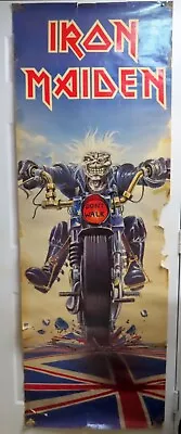 Iron Maiden - Don't Walk - Vintage 1989 Door Poster ROUGH Condition 26  X 75  • $69.96