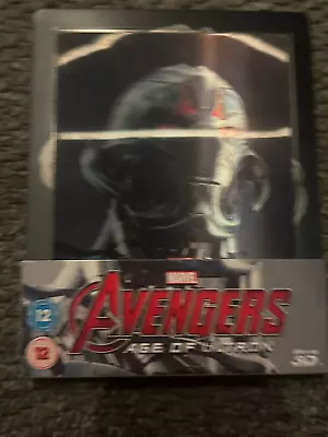 Avengers Age Of Ultron - Blue Ray 2D And 3D Lenticular STEELBOOK • £18