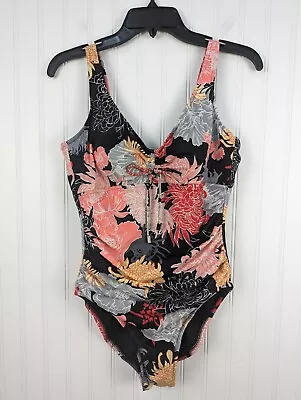 MagicSuit By MiracleSuit Lotus Blossom Yasmin One Piece Swimsuit Floral Size 12 • $34.95