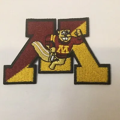 Minnesota Golden Gophers Vintage Embroidered Iron On Patch 3”x2” • $6.59