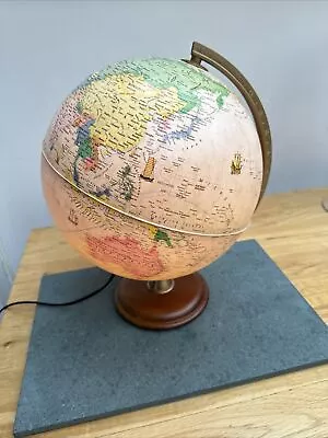 Tecnodidattica Illuminated 30cm Globe Made In Italy -16th 17th Century Explorers • £11.99