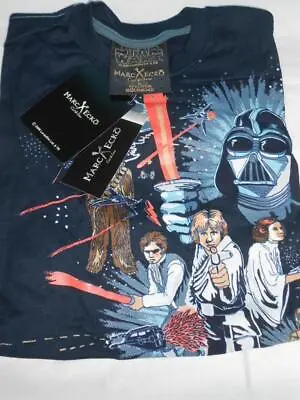 New Star Wars Marc Ecko Cut & Sew T Shirt A New Hope Jedi Darth Vader Med S161 • $25.19