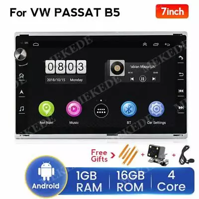 For VW B5 MK4 MK5 Golf Passat Jetta 2 DIN Car Radio Player GPS Stereo BT Nav • $149.99