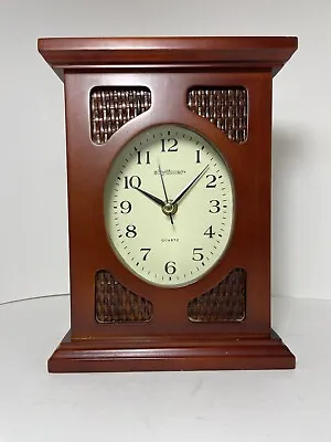 Wood Case SkyTimer Mantel Shelf Table Clock Quartz • £18.29
