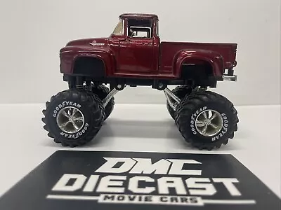 Sunnyside Ltd Ss 7680 1956 Burgundy Red Ford F-100 4x4 Pickup Monster Truck • $29