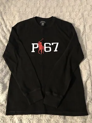 Men’s Black Polo Ralph Lauren Long Sleeve Thermal  • $20